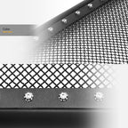 2004-2008 Ford F-150 Mesh Rivet Style Front Grille - Matte Black