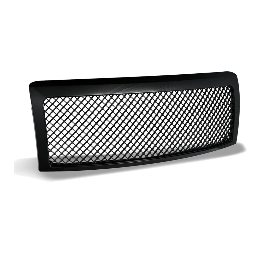 2009-2010 Ford F-150 Honeycomb Mesh Front Grille — Black — product view