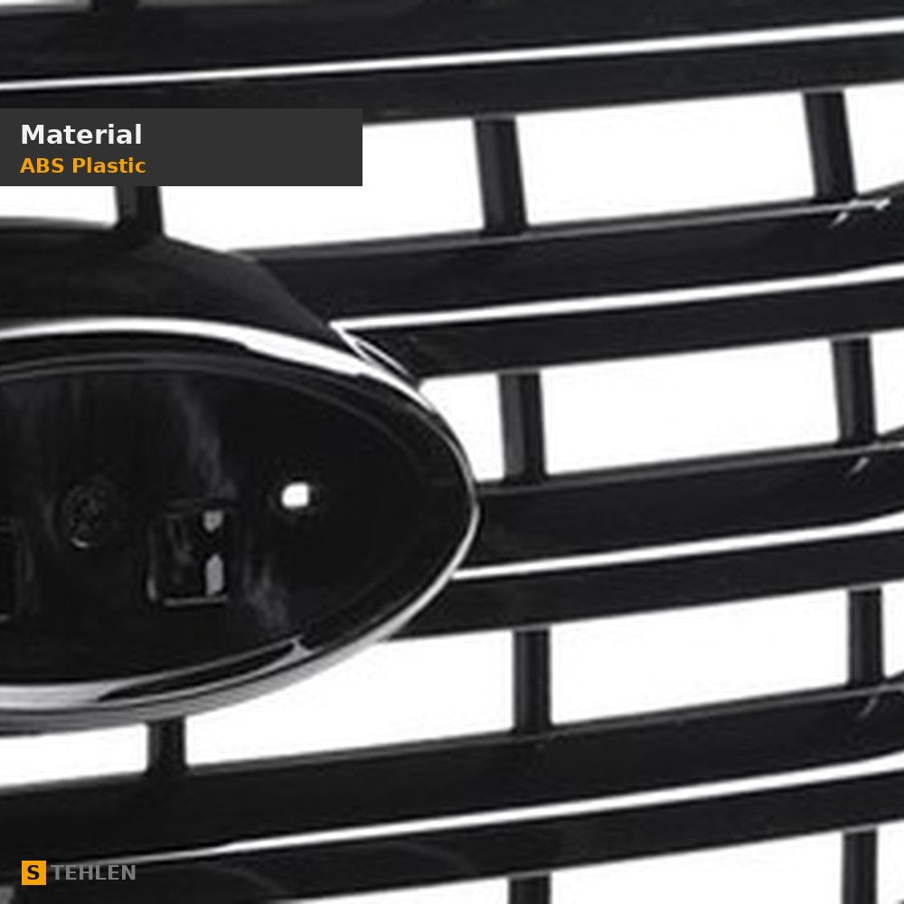 2009-2014 Ford F-150 OEM Style Horizontal Front Grille — Black — detail