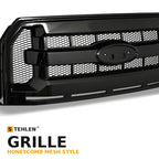 2015-2017 Ford F-150 OEM Style Honeycomb Mesh Front Grille — Black