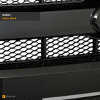 2015-2017 Ford F-150 OEM Style Honeycomb Mesh Front Grille — Black — detail