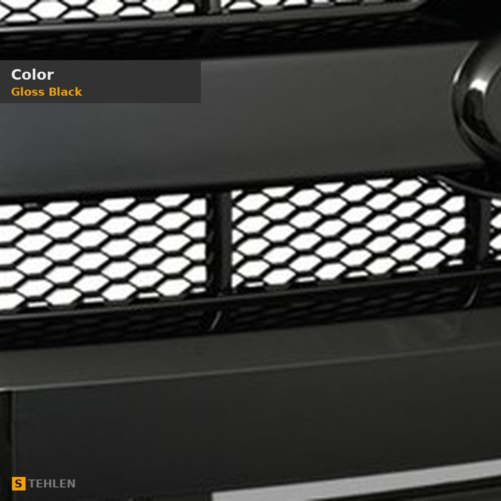 2015-2017 Ford F-150 OEM Style Honeycomb Mesh Front Grille — Black — detail