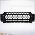 2021-2023 Ford F-150 Badgeless Front Grille - Glossy Black ABS