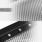 05-07 Ford F250 F350 F450 Studded Mesh Rivet Grille Matte Black