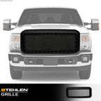 2011-2016 Ford Super Duty Studded Mesh Rivet Grille Matte Black
