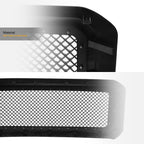 2011-2016 Ford Super Duty Studded Mesh Rivet Grille Matte Black