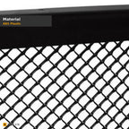 1999-2005 Ford F-250 Super Duty Mesh Front Grille — Black — detail