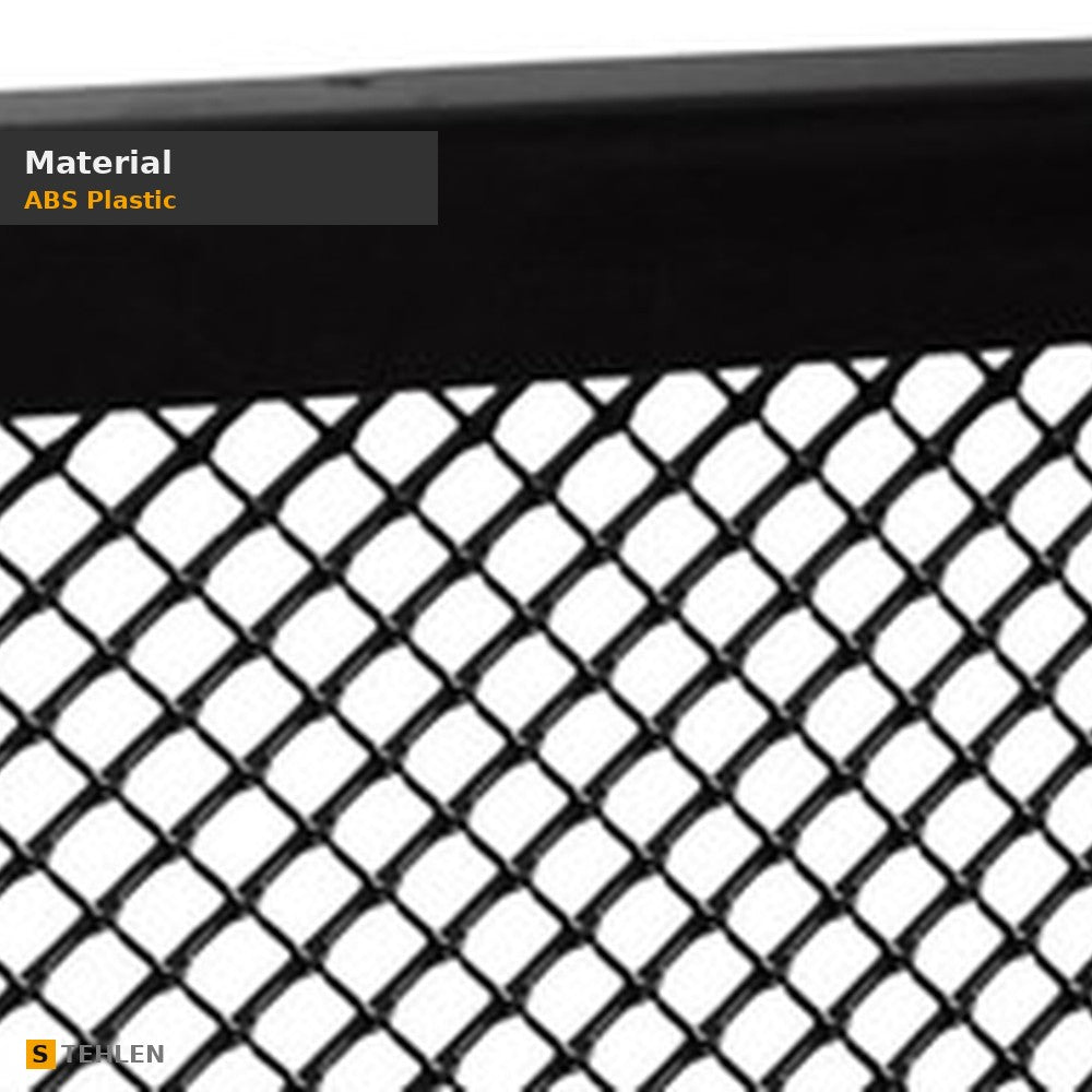 1999-2005 Ford F-250 Super Duty Mesh Front Grille — Black — detail
