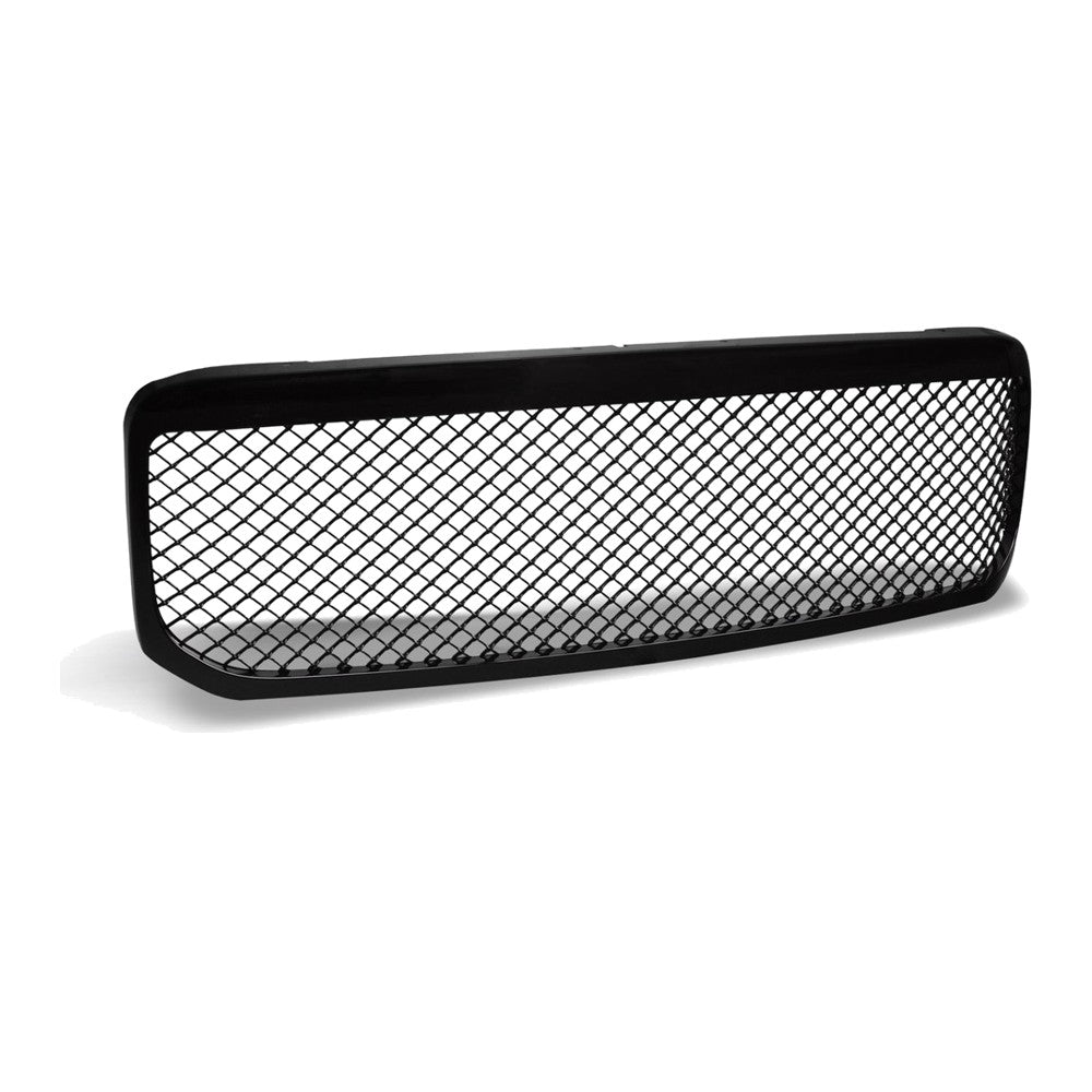 1999-2005 Ford F-250 Super Duty Mesh Front Grille — Black — product view