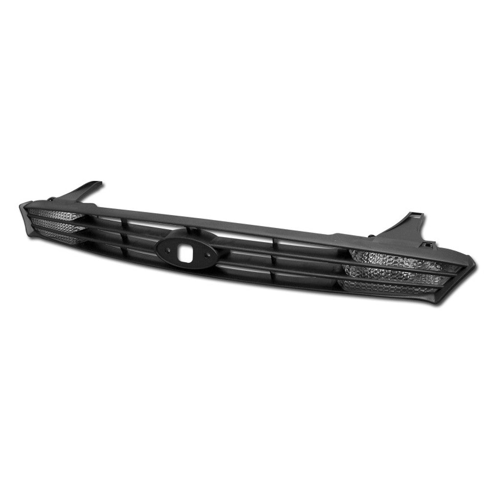 2000-2004 Ford Focus Front Grille — Matte Black — detail