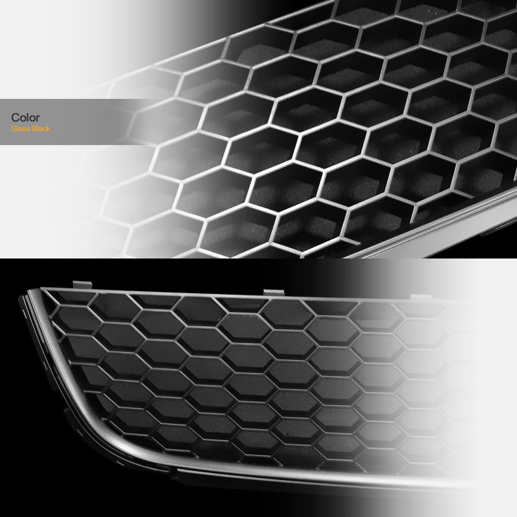 2010-2014 Volkswagen Golf MK6 Front Lower Bumper Grille - Black