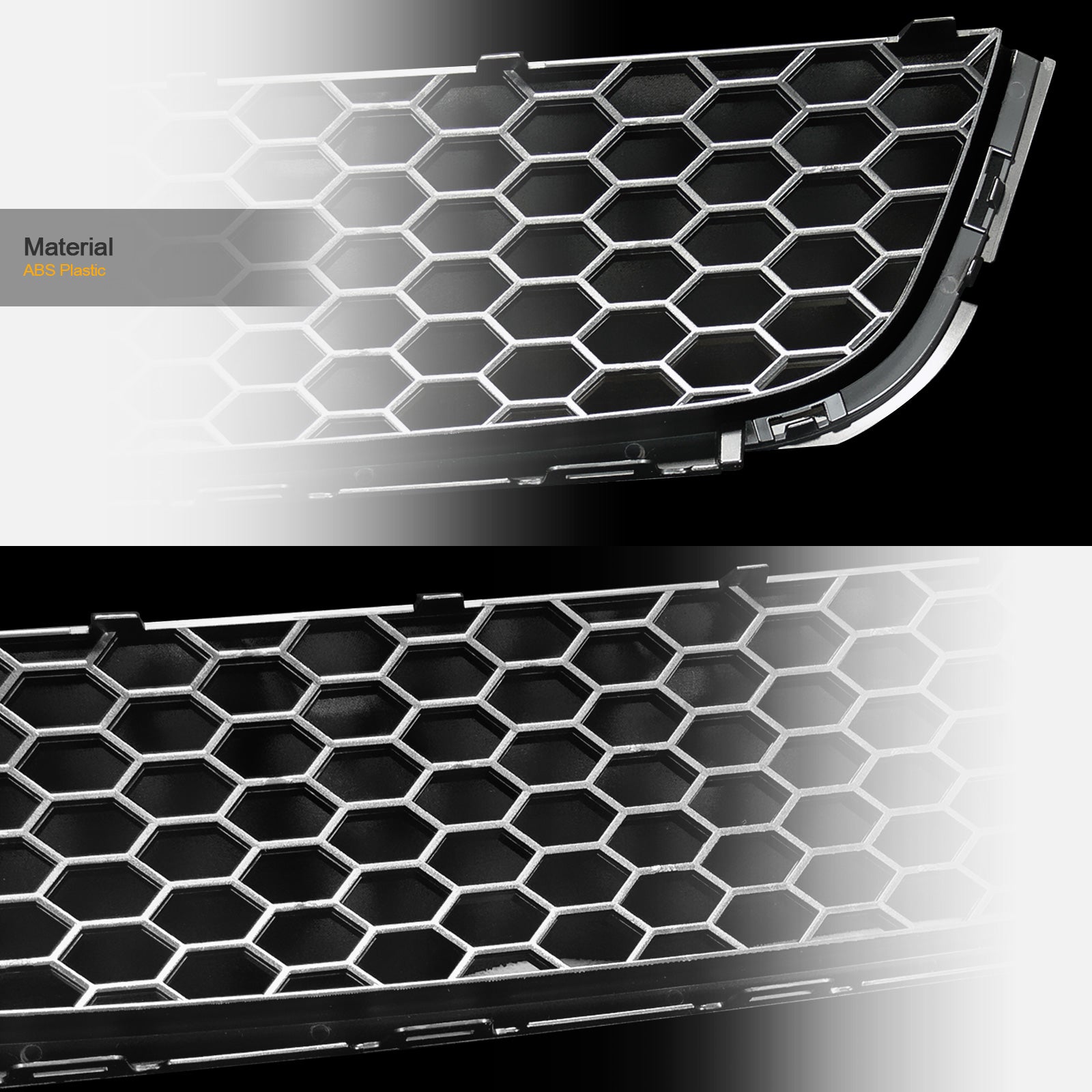 2010-2014 Volkswagen Golf MK6 Front Lower Bumper Grille - Black