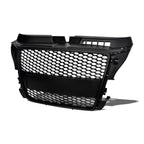2008-2011 Audi A3 RS Style Front Grille Matte Black w/ Logo