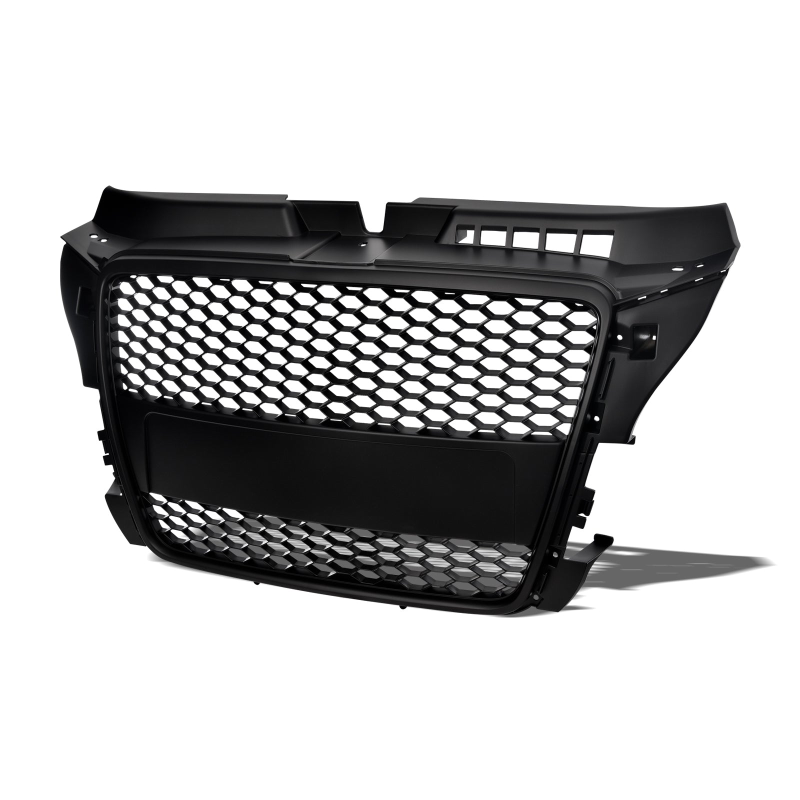 2008-2011 Audi A3 RS Style Front Grille Matte Black w/ Logo