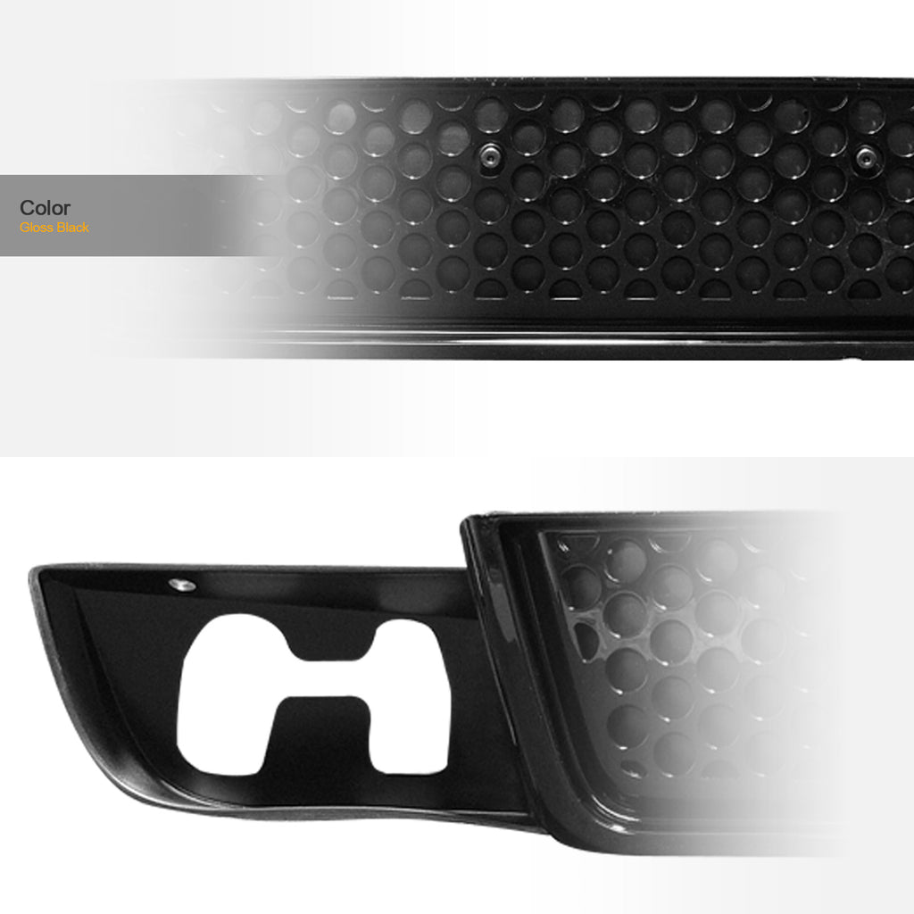 2007-2014 GMC Yukon XL Front Lower Bumper Grille - Black