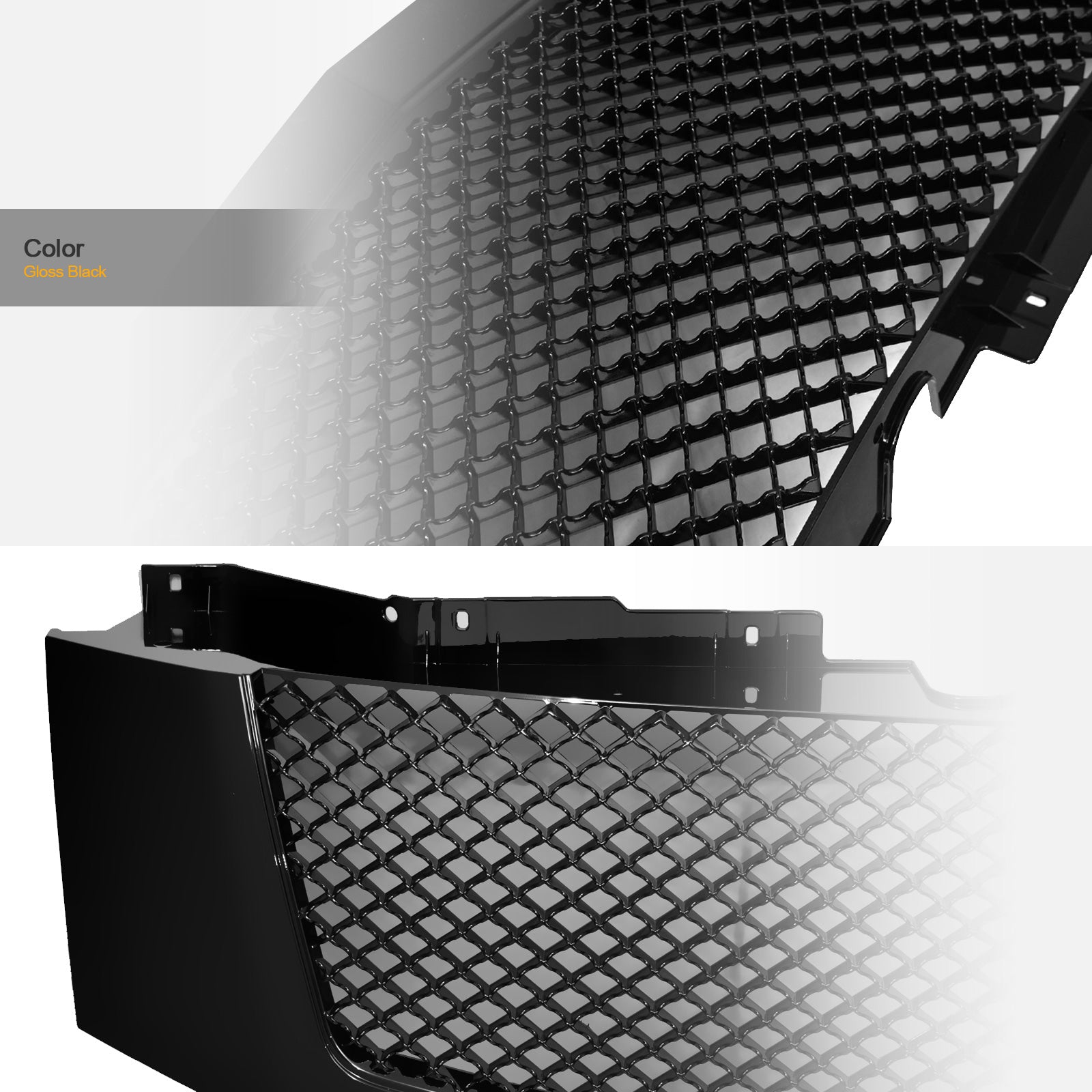 2007-2014 Cadillac Escalade Front Grille - Matte Black