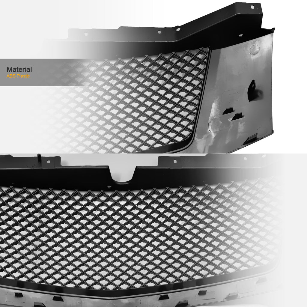 2007-2014 Cadillac Escalade Front Grille - Matte Black