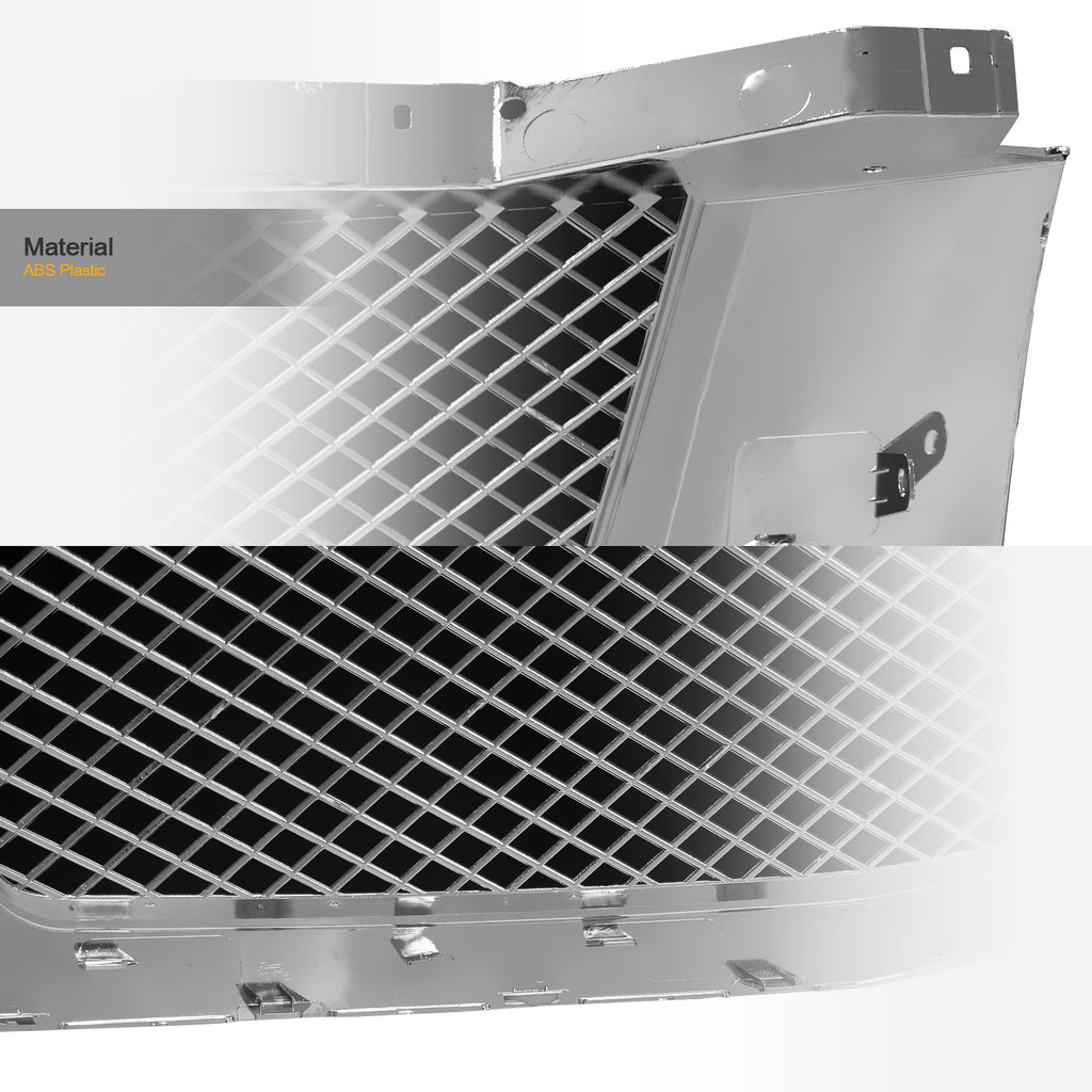 2007-2014 Cadillac Escalade Front Grille - Chrome Mesh Style