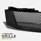 2007-2014 Cadillac Escalade Diamond Mesh Front Grille - Matte Black