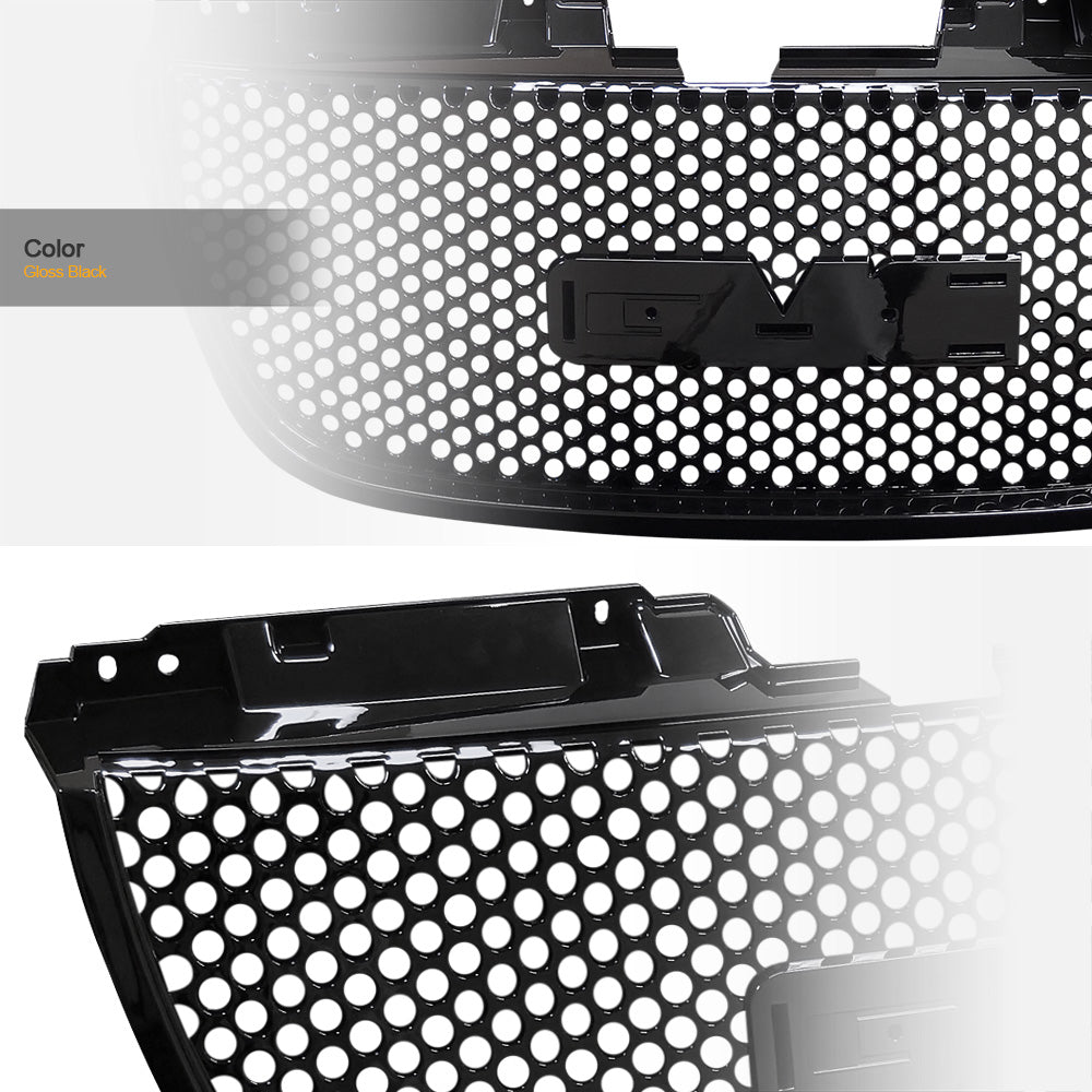 2007-2014 GMC Yukon / Yukon XL Front Grille - Matte Black