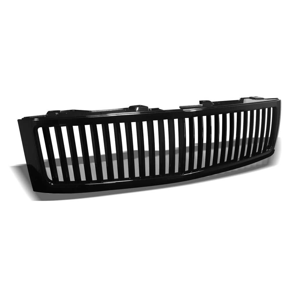 2007-2013 Chevrolet Silverado 1500 Front Grille - Black