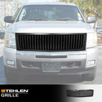 2007-2013 Chevrolet Silverado 1500 Vertical Style Front Grille - Matte Black