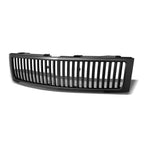 2007-2013 Chevrolet Silverado 1500 Vertical Style Front Grille - Matte Black