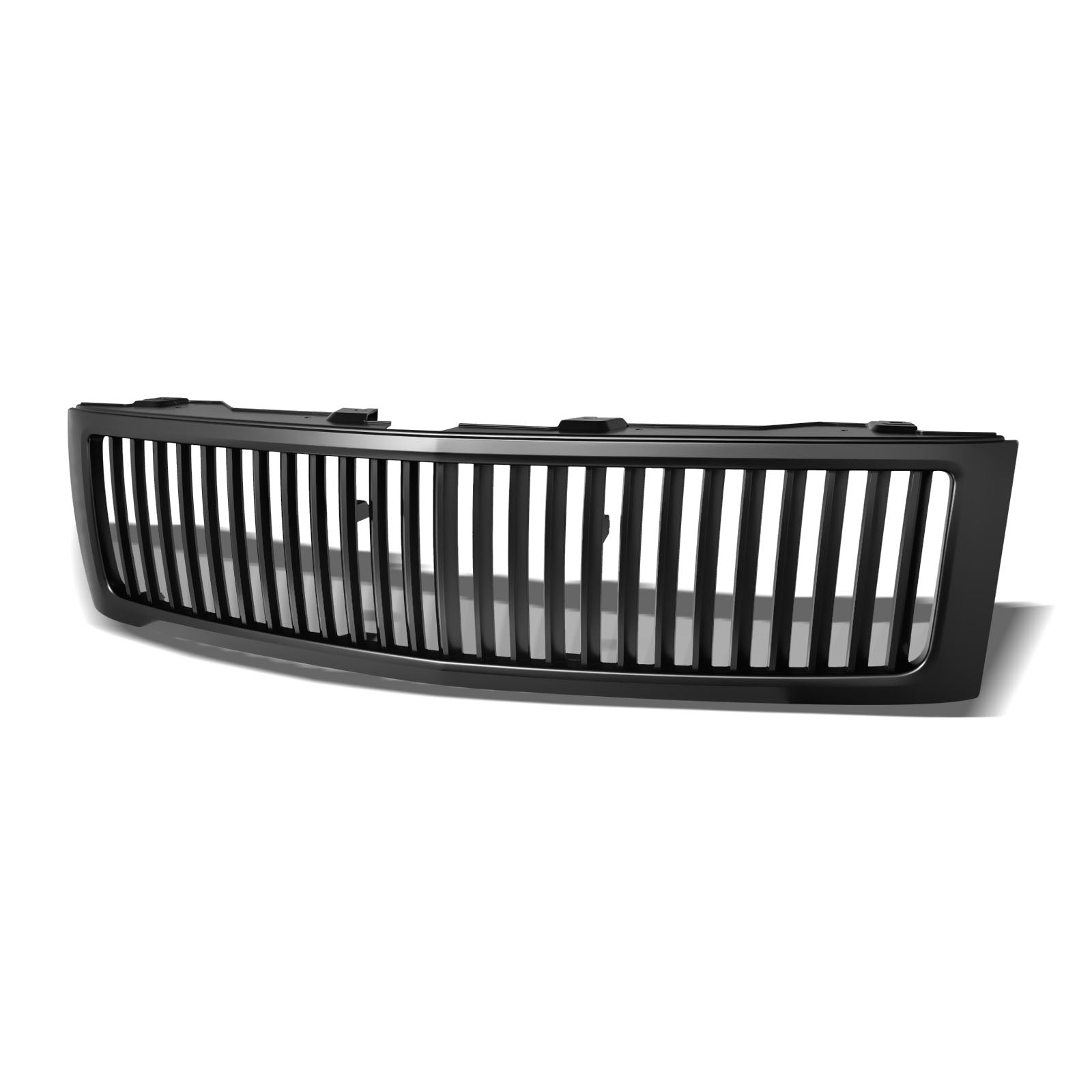 2007-2013 Chevrolet Silverado 1500 Vertical Style Front Grille - Matte Black
