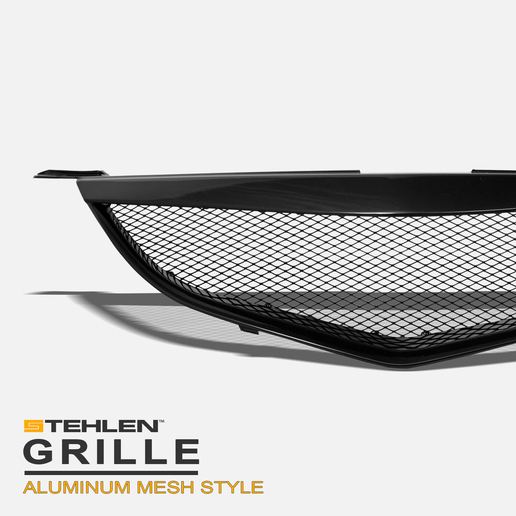 2004-2006 Mazda 3 Sedan Front Grille - Matte Black