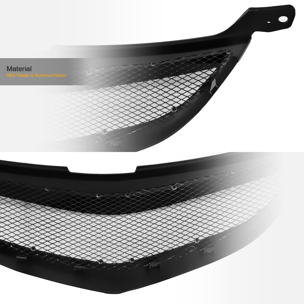 2004-2006 Mazda 3 Sedan Front Grille - Matte Black