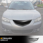 2004-2006 Mazda 3 Sedan Matte Black Front Grille Replacement