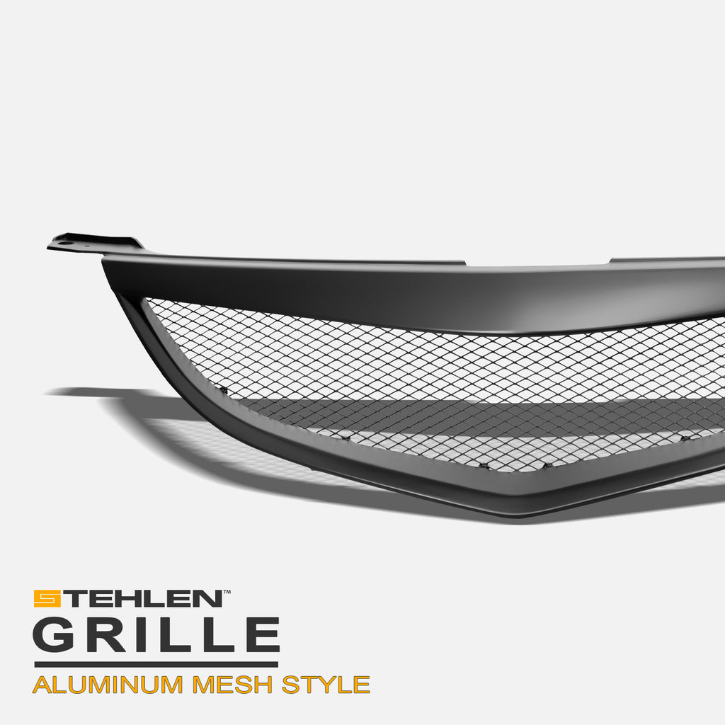 2004-2006 Mazda 3 Sedan Matte Black Front Grille Replacement