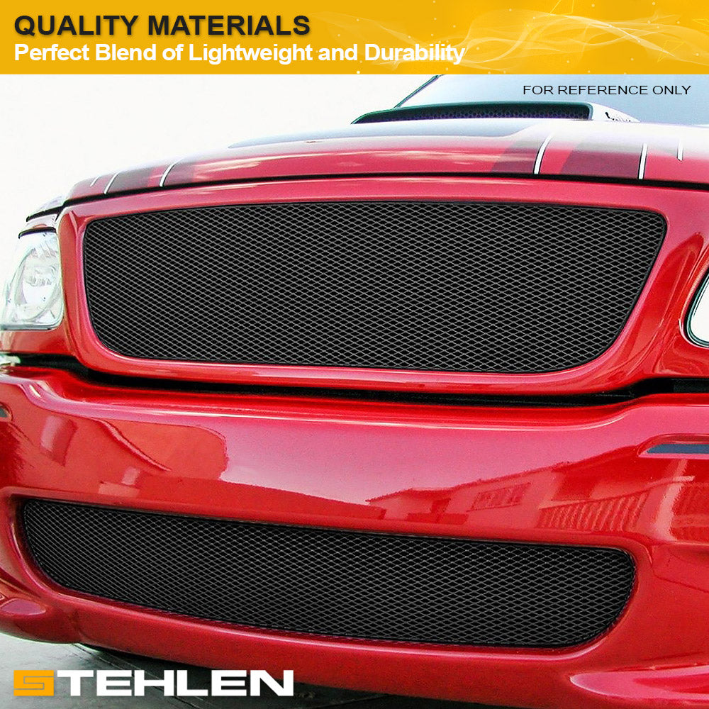 2022-2024 Toyota Tundra LED Front Grille Lex Style - Glossy Black
