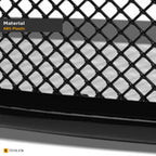 2002-2005 Dodge Ram 1500 & 2003-2005 Ram 2500/3500 Mesh Style ABS Front Grille — Black — detail