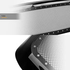 2002-2005 Dodge Ram Rivet Style Mesh Front Grille - Black ABS