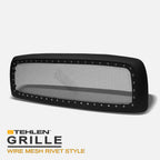 2002-2005 Dodge Ram 1500 2500 3500 Rivet Mesh Grille Matte Black