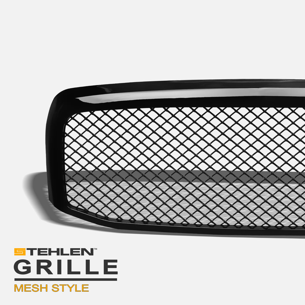 2006-2009 Dodge Ram 1500 2500 3500 Mesh Front Grille - Black