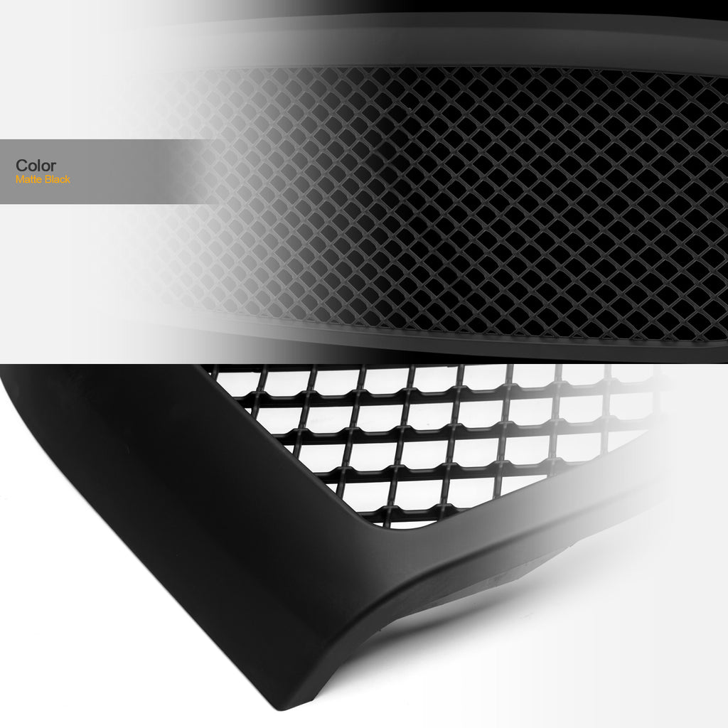 2006-2009 Dodge Ram 1500 2500 3500 Mesh Front Grille - Matte Black