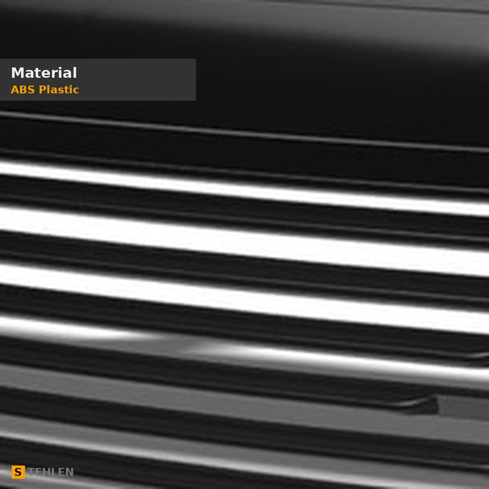 2010-2018 Ram 2500/3500 Big Horn Style Front Grille — Matte Black — detail