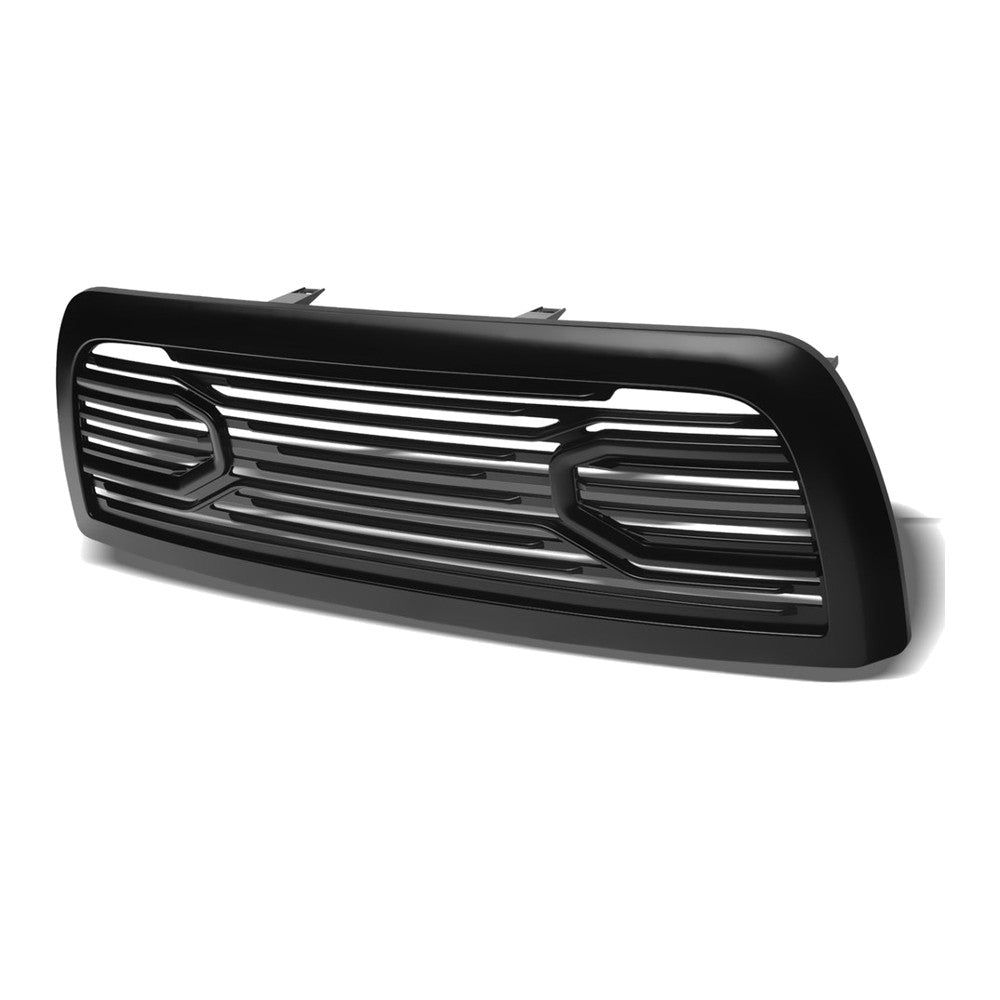 2010-2018 Ram 2500/3500 Big Horn Style Front Grille — Matte Black — product view