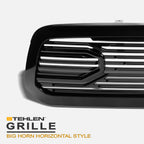 2013-2024 Dodge Ram 1500 Big Horn Style ABS Front Grille - Black