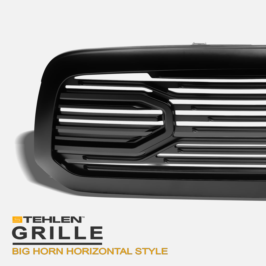 2013-2022 Dodge Ram 1500 Big Horn Style Grille Matte Black