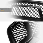 2013-2022 Dodge Ram 1500 Honeycomb Rebel Style Front Grille - Matte Black