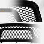 2013-2022 Dodge Ram 1500 Honeycomb Rebel Style Front Grille - Matte Black