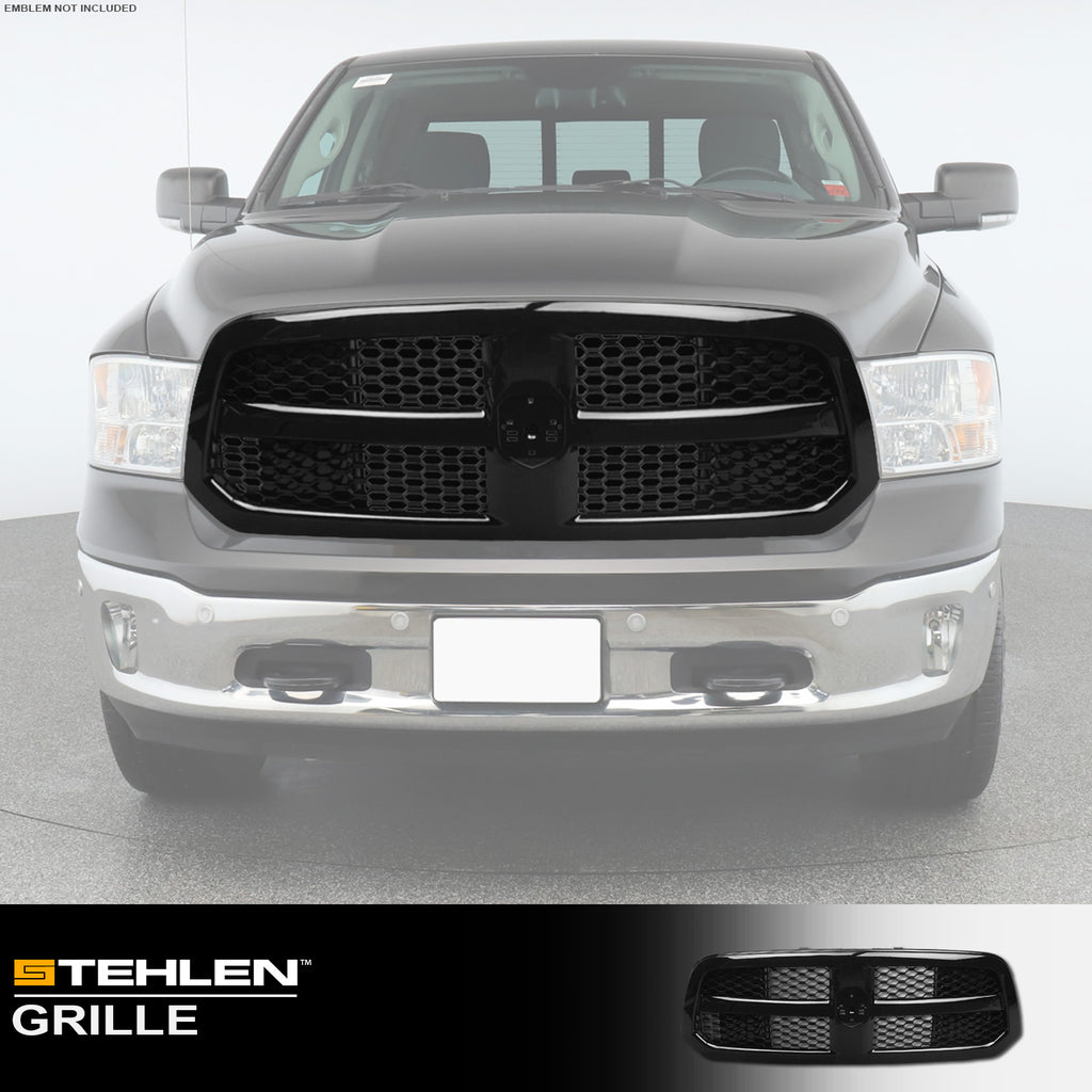 2013-2024 Dodge Ram 1500 OE Mesh Front Grille Black - Power