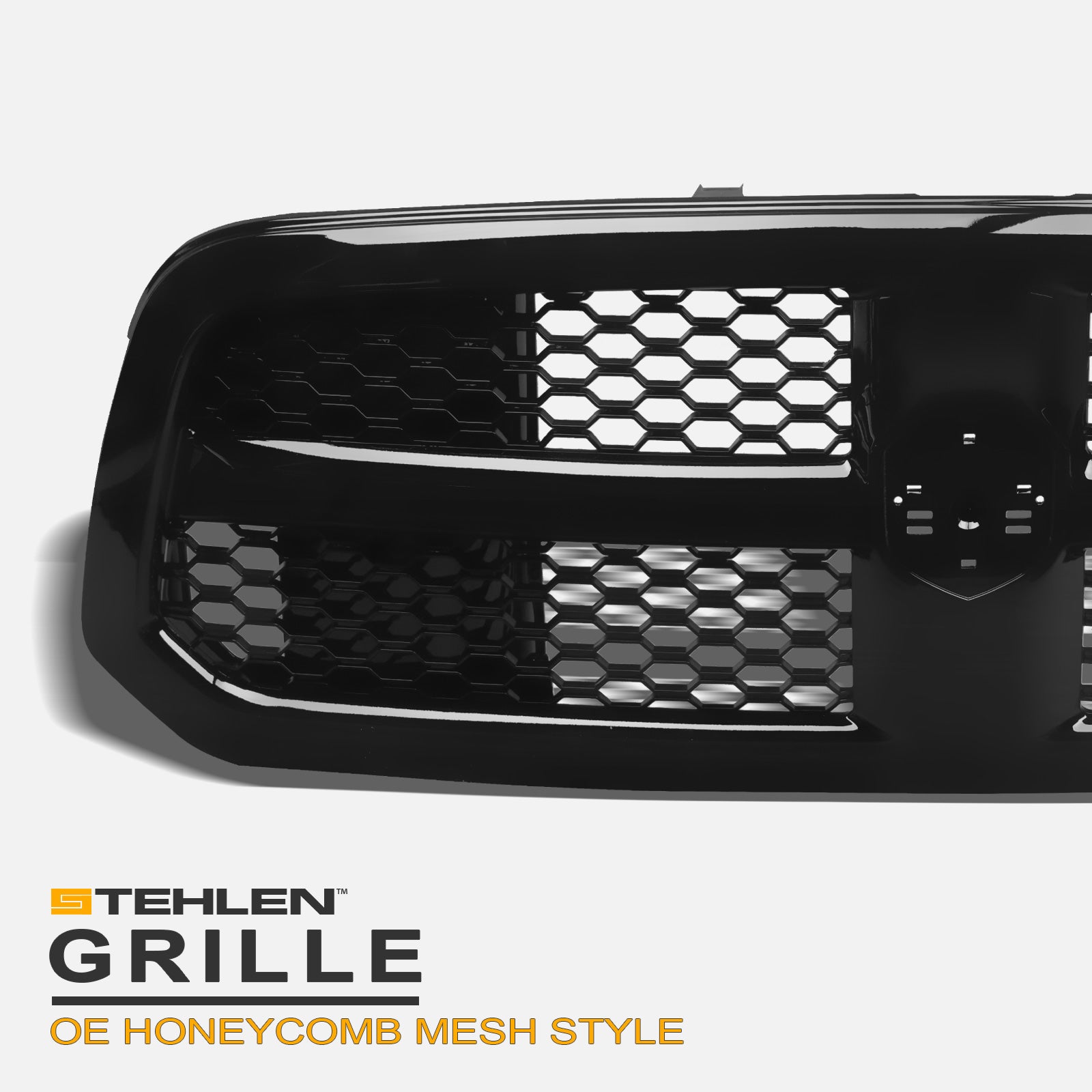 2013-2024 Dodge Ram 1500 OE Mesh Front Grille Black - Power