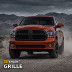 2013-2018 Ram 1500 & 2019-2024 Ram 1500 Classic OE Style Mesh Front Grille — Matte Black — installed