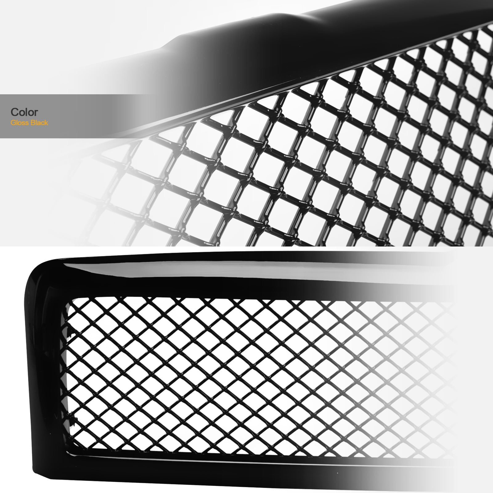 1994-2002 Dodge Ram 1500 2500 3500 Mesh Front Grille - Black