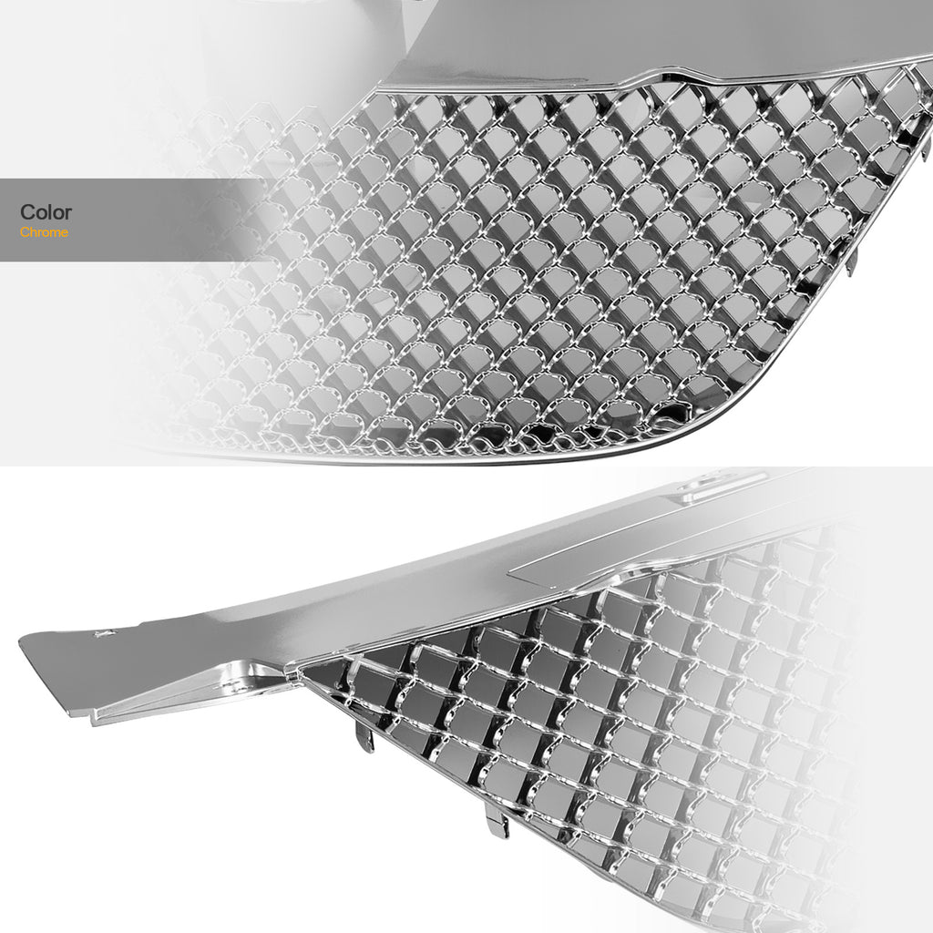 2007-2010 Chrysler Sebring Bentley Style Chrome Mesh Grille - ABS