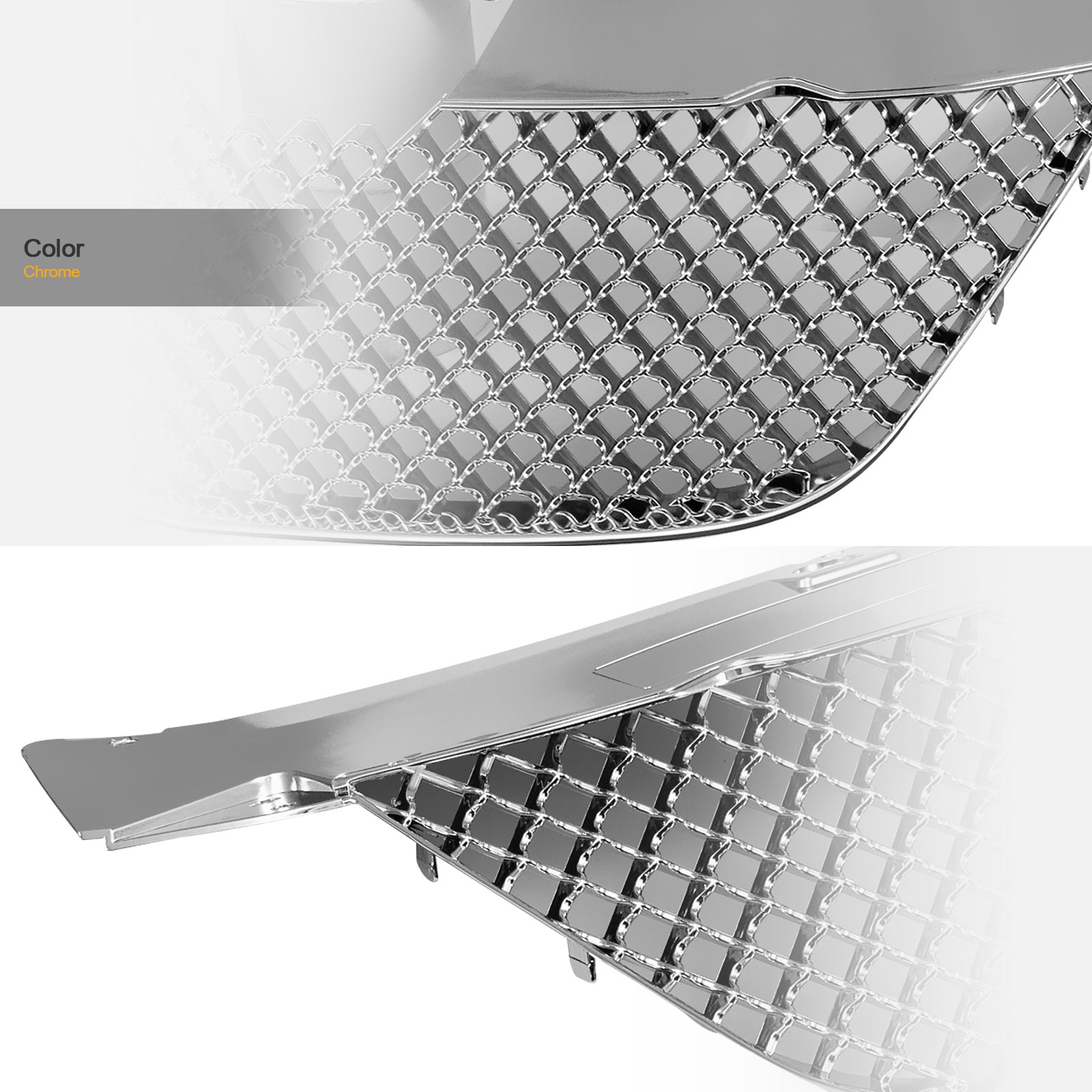 2007-2010 Chrysler Sebring Bentley Style Chrome Mesh Grille - ABS